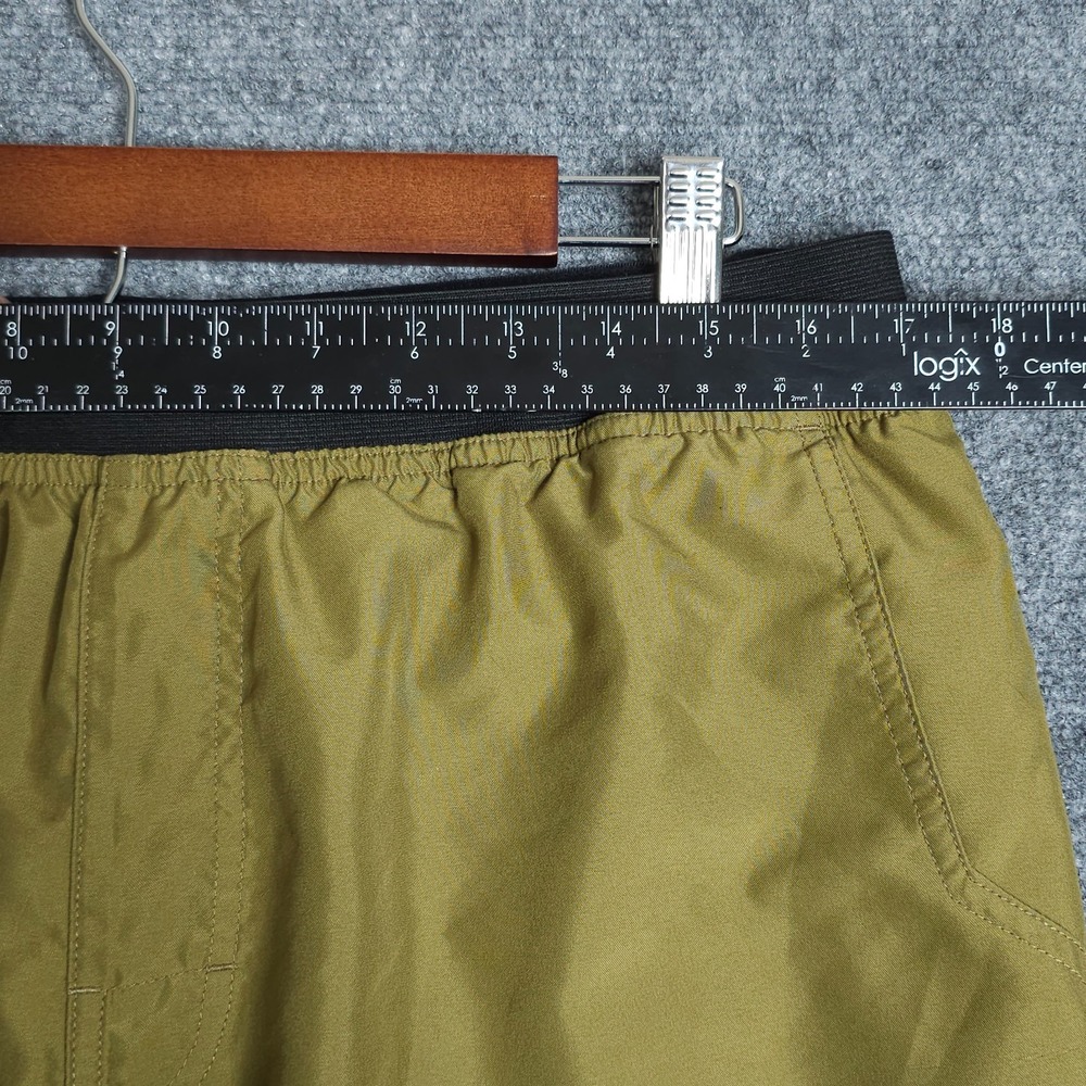 PrAna Mojo Shorts Mens Large Green Elastic Waist Climbing Outdoor Athleisure - Picture 7 of 7